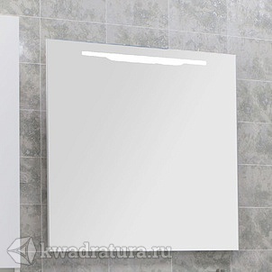Зеркало Aquaton Дакота 80 белое со встроенным светильником 1A203102DA010