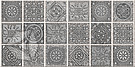 Декор для настенной плитки Azori GRAZIA GREY NEFERTITI 20,1*40,5 см 585582001