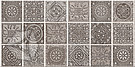 Декор для настенной плитки Azori GRAZIA MOCCA NEFERTITI 20,1*40.5 см 585592001