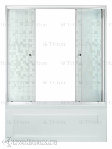Шторка для ванны Triton Мозаика 150 см Щ0000025977