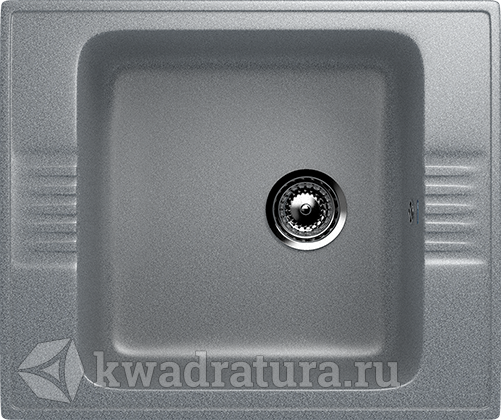 Кухонная мойка ULGRAN U-204 тёмно-серый №309