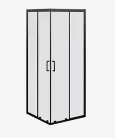 Душевое ограждение BAS CUBE CR-90-C-B 90*90 см (без поддона) КУ00020
