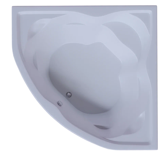 Акриловая ванна Aquatek Сириус 164*164 см правая (в комплекте каркас, фронтальная панель, слив-перелив) SIR164-0000002