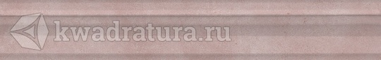 Бордюр для настенной плитки Kerama Marazzi Марсо розовый обрезной BLC020R 5*30 см