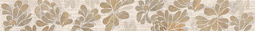 Бордюр для настенной плитки AZORI Stone Quarzit Flower 7,5*63 см 588881001