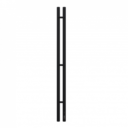 Полотенцесушитель электрический Terminus 1200 черный стойка электро DUO круг крашеная 4670078561886