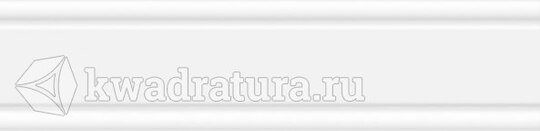 Бордюр для настенной плитки Gracia Ceramica Флора бел 01 6*25 см 10200000124