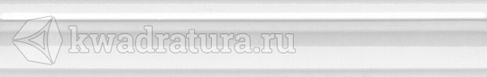 Бордюр для настенной плитки Kerama Marazzi Марсо белый обрезной BLC017R 5*30 см