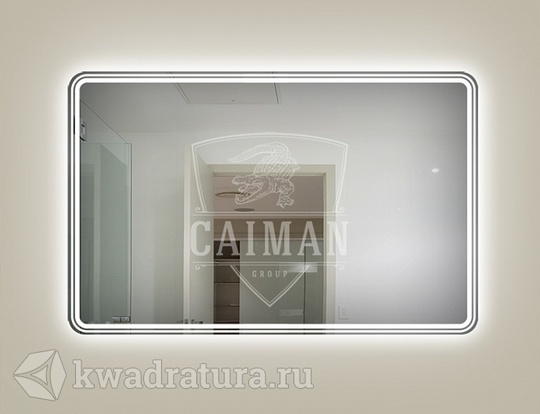 Зеркало CAIMAN Edelweiss LED 90*70 см (холодная подсветка, сенсор на касание)