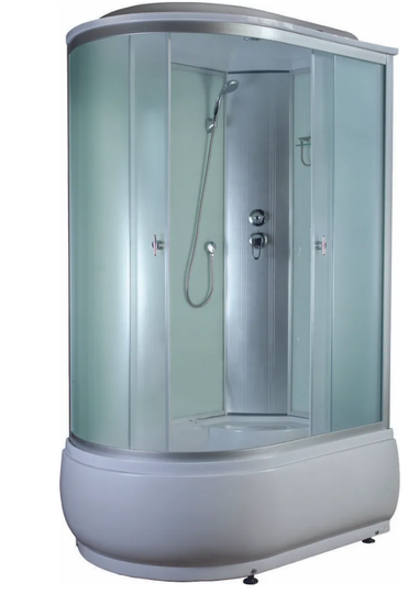 Душевая кабина AQUAPULSE 4006 D R fabric white 120*80 см