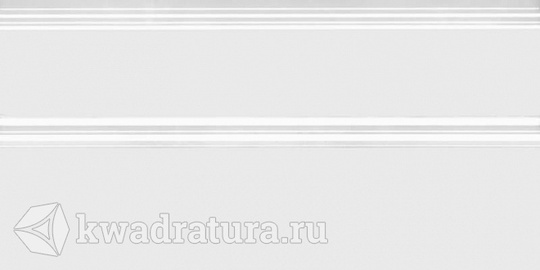 Плинтус для настенной плитки для настенной плитки Kerama Marazzi Марсо белый обрезной FMA020R 15*30 см