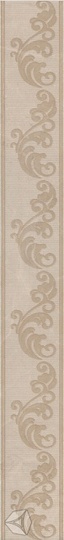 Бордюр для настенной плитки Kerama Marazzi Версаль бежевый 7,2*60 см AD\A398\11128R