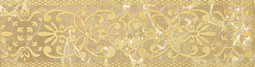 Бордюр для настенной плитки Gracia Ceramica Bohemia beige border 01 6,5*25 см 10212001729