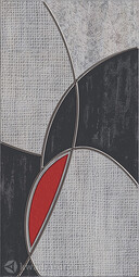 Декор для настенной плитки AZORI Pandora Grafite Grey Charm Decor 31,5*63,0 см 585712001