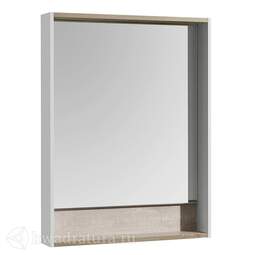 Зеркальный шкаф Aquaton Капри 60 белый/бетон пайн 1A230302KPDA0