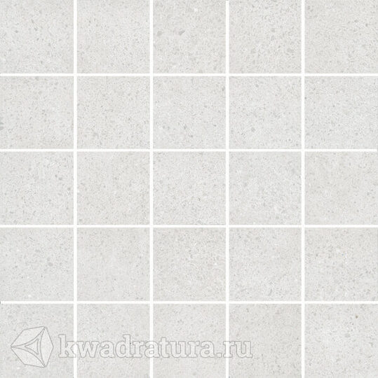 Декор для настенной плитки Kerama Marazzi Безана серый светлый мозаичный MM12136 25*25 см