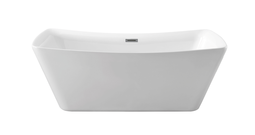 Акриловая ванна Aquatek ВЕРСА,отдельностоящая, 170*78 см, со сливом и ножками, белый глянцевый