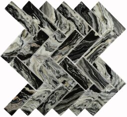 Мозаика Bonaparte Hadar Black 28,6*26,8 см