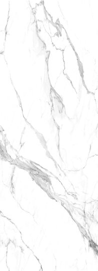 Бамбуковая панель Calacatta White glossy C 1100*2800*5