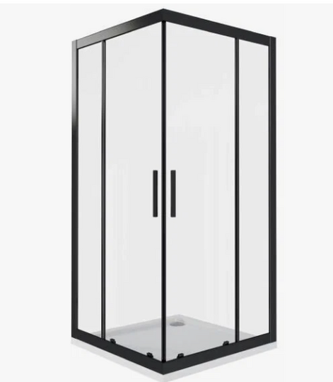 Душевое ограждение BAS CUBE CR-80-C-B 80*80 см (без поддона) КУ00019