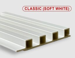 Бамбуковая панель Classic soft white 160*2800*22