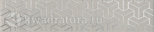 Бордюр для настенной плитки Kerama Marazzi Ломбардиа серый ADB5696398 5,4*25 см
