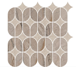 Декор Kerama Marazzi Ифран наборный бежевый светлый глянцевый 30*32.5 см KMD2HID014BR