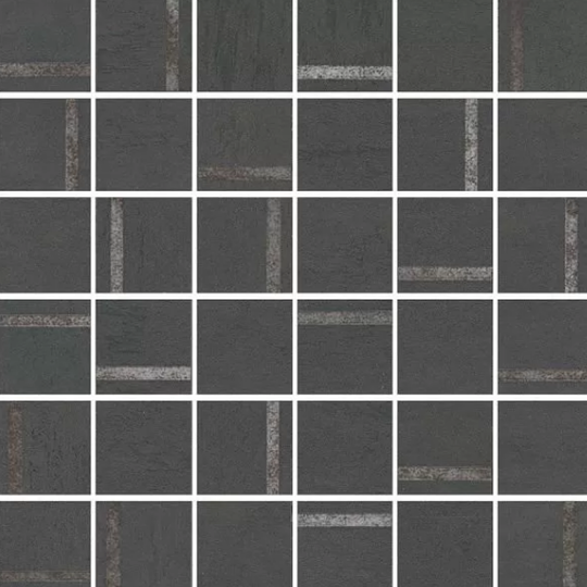 Декор Kerama Marazzi Гварди 2 мозаичный антрацит матовый 30*30 см SG640520\MM