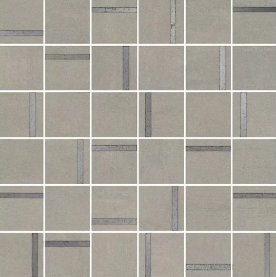 Декор Kerama Marazzi Гварди 2 мозаичный серый светлый матовый 30*30 см SG640120\MM