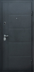Дверь входная металлическая Форпост Эверест Серый графит - Белёный дуб