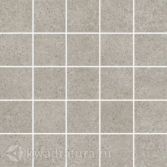 Декор для настенной плитки Kerama Marazzi Безана серый мозаичный MM12137 25*25 см