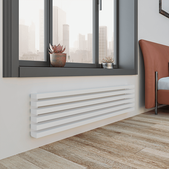 Горизонтальный радиатор WABEH Флоренция Н 6 секций, высота 285 мм, ширина 1000 мм