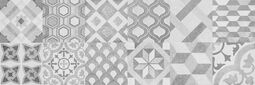 Декор Belleza Грейс серый пэчворк 20х60 см (07-00-5-17-00-06-2331)