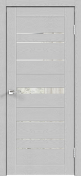 Межкомнатная дверь Velldoris (Веллдорис) Xline 10 Зеркало Грей эмалит, текстурный