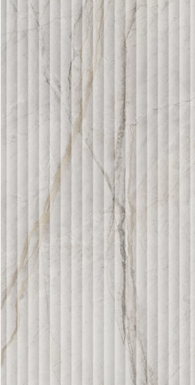 Настенная плитка Kerama Marazzi Ифран серый светлый глянцевый структура 60*119.5 см KM6012B0110R