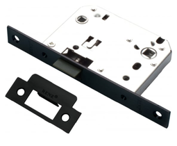 Защелка сантехническая Renz INLB 2070 plastic Black пластиковый язычок, черный