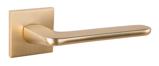 Дверная ручка TIXX 235-03 slim SSG Калатея золото матовое сатинированное