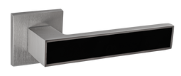 Дверная ручка TIXX 237-03 slim MSN/B Кария никель супер матовый /черный