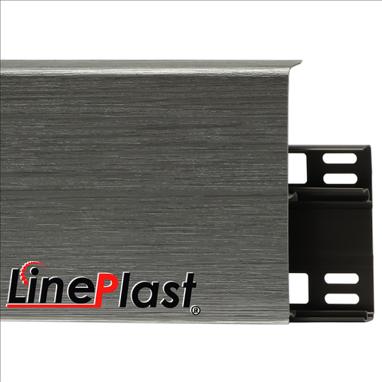 Плинтус Line Plast 100 мм Металлик Файн-лайн LB020