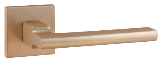 Дверная ручка TIXX 230-03 slim SSG Магнолия золото матовое сатинированное