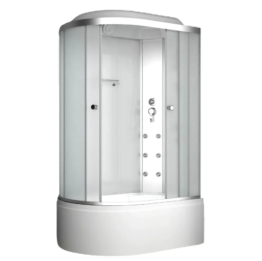 Душевая кабина ODA BST 8037 matt-R матовое стекло в/п 120*80*215 см