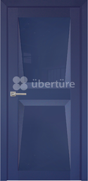 Межкомнатная дверь Uberture Perfecto ПДО 103 синяя