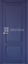 Межкомнатная дверь Uberture Perfecto ПДГ 101 синяя