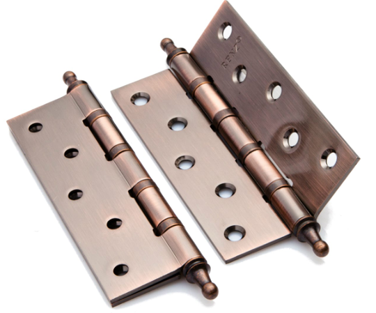 Петля стальная Renz 125- 4BB CH AC 125*75*2,5 медь