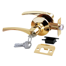 Дверная ручка-кноб с механизмом Rucetti HK-02 L PG Ключ-фиксатор золото
