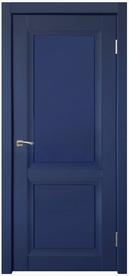 Межкомнатная дверь Uberture Salutto ПДГ 501 синяя