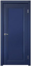 Межкомнатная дверь Uberture Salutto ПДГ 502 синяя