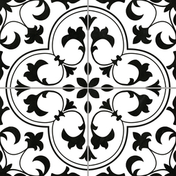 Керамогранит Cersanit Sevilla пэчворк белый рельеф 42x42 см