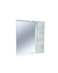 Шкаф-зеркало ViMark Классик 50 бетон