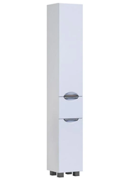 Шкаф напольный Vigo Callao 30 белый с бельевой корзиной